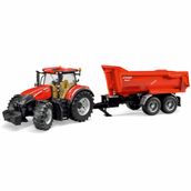 Bruder BRU3199 Case IH Optum 300CVX Traktör ve Römorku