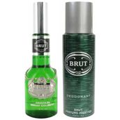 Brut Plexi Madalyon EDT 100 ml Erkek Parfüm + 200 ml Deodorant + 2'li Sabun 4'lü Paket Set