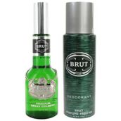 Brut Plexı Madalyon EDT 100 Ml ve 200 Ml Deodorant Erkek Set 2'Li