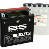BS Battery BTX14- 2004-2006 Kawasaki Klv 1000 Uyumlu Akü