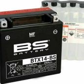 BS Battery BTX14- 2019-2022 Kymco Xciting S 400 Uyumlu Akü