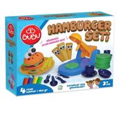 Bu-Bu BUBU-OH0010 Hamburger L Oyun Hamuru Seti