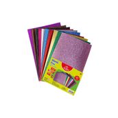 Bu-Bu Simli Yapışkanlı Eva 20X30Cm 10 Renk Bubu-Ev0038