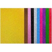 Bubu 50x70 cm 10 Renk Simli Yapışkanlı Eva