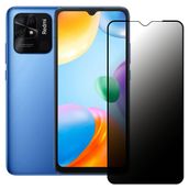 Bufalo Siyah Xiaomi Redmi 10C / Poco C40 Hayalet Privacy Gizli Cam Ekran Koruyucu