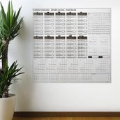Buffer 105x100 cm Çarpım Tablosu Ezberleme Manyetik Duvar Stickerı
