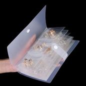 Buffer Albüm Şeklinde Aksesuar Takı Saklama Poşetleri Kolye Küpe Bileklik Organizeri