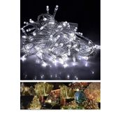 Buffer Beyaz 100 Ledli 8 Fonksiyonlu 10 m Led Aydınlatma Dekor Lambası