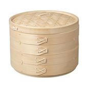 Buharda Pişirici, Bambu Hacim: 5.0 Lt-16 cm Buharda Pişirici