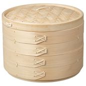 Buharda Pişirici, Bambu İkea Hacim: 5.0 Lt-16 Cm Buharda Pişirici