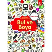 Bul ve Boya - Kırmızı Kitap - Ferhat Çınar - 0-6 Yaş Yayınları