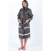 Buldan Concept Siyah Sunaz Peştemal Bornoz