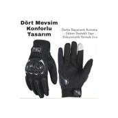 Buldug Motosiklet Eldiveni Koruyucu Dokunmatik – Nefes Alabilir Yaz/Kış Eldiveni M-L-XL