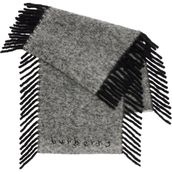 Burberry Alpaca Happy Siyah Kadın Yün Atkı - Standart