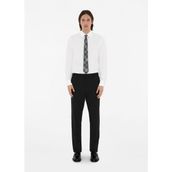 Burberry Classic Cut Vintage Check Gri Ipek Erkek Kravat - Standart