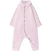 Burberry Hamilton Stretch Cotton Three Piece Pembe Pamuklu Kız Bebek Hediye Seti - 6 Ay