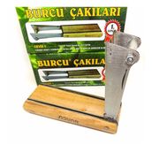 Burcu Çakıları Çift Ağızlı Ceviz Aşı Bıcağı