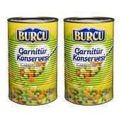 Burcu Garnitür Konservesi 4000 Gr x 2 Adet