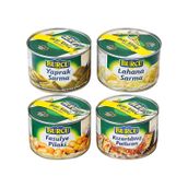 Burcu Konserve 400 gr Teneke 4 lü Hazır Yemek Karma Paket