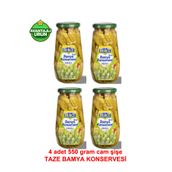 BURCU taze bamya konservesi 550 gramlık 4 adet
