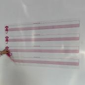 Büro Ev Ofis Öğrenci Odası için 100x56CM Statik Yapışır Kılavuz Çizgili Müfredat Yazı Tahtası