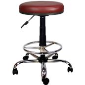 Bürocci 2999T0102 Bordo Metal Ayaklı Yüksek Tabure