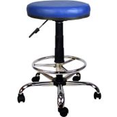 Bürocci 2999T0109 Lacivert Metal Ayaklı Yüksek Tabure