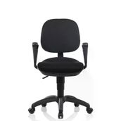 Bürosit Cosmo Siyah Kolçaklı Kumaş Çalışma Koltuğu