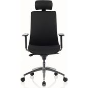 Bürosit Ori 9 Başlıklı Alüminyum Siyah Yönetici Koltuğu
