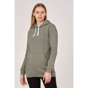Busa Çağla Termal Emzirme Detaylı Kapüşonlu Hamile Sweatshirt