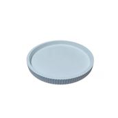 Büyük Yuvarlak Çizgili Sunum Tabağı Çapı 21Cm