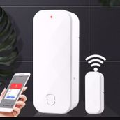 BVAZTVP Kapı ve Pencere Sensörleri WiFi, Ev Güvenliği için Akıllı Kapı Açık/Kapalı Dedektörler, Alexa Google Home 1pack ile Uyumlu (Pil Dahil)