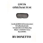 By Donetto FÜME Çocuk Gözlük Kutusu / Gözlük Kılıfı / Gözlük Kabı