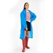 By Marine BYMMRC881R08 Mavi Kapüşonlu Çıtçıtlı Eva Unisex Yağmurluk