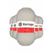 Byline Ekru K013 5 Adet Kristal Çift Katlı El Örgü Lif İpi