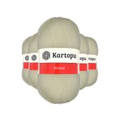 Byline Krem K025 5 Adet Kristal Çift Katlı El Örgü Lif İpi