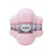 Byline Pembe 11502 5 Adet Angora Lüks El Örgü İpi