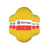 Byline Sarı K301 5 Adet Kristal Çift Katlı El Örgü Lif İpi
