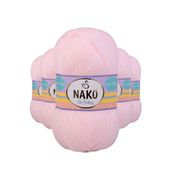 Byline Soft Pembe 2892 5 Adet Elite Baby El Örgü İpi Tüylenmeyen Bebek Yünü