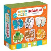 CA Games CA.5126 18 Parça Dokulu Hayvanlar Puzzle