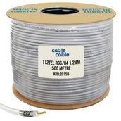 Cable Cable RG6/U4 1.02 mm 112 Tel 500 mt Anten Kablosu