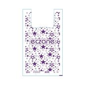 Çabuklar A.Ş Eczane Poşeti Bio Atlet Tipi Büyük Boy Yıldızlı 30 x 50 cm 50 Adet