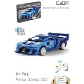 Cada Mavi Yarış Arabası Uzaktan Kumandalı -C51073w (325 Parça) Oyuncak Yapım Seti C51073w