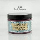 Cadence CH-29 150 ml Bordo Very Chalky Home Decor Mobilya Boyası
