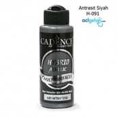 Cadence H-091 Hybrid Multisurfaces Antrasit-Siyah 120 ML Akrilik Boya