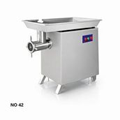 Çağdaş Makina Çağdaş No 42 Ayaklı Krom Paslanmaz Çelik Kıyma Makinesi 380v Gri