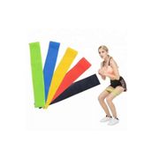 Çakabey Pilates Bandı Plates Egzersiz Direnç Lastiği 5'li Set