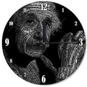 Cakasaat Albert Einstein Analog Duvar Saati