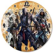 Cakasaat Assassin's Creed Ahşap Duvar Saati