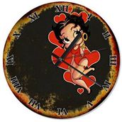 Cakasaat Betty Boop Mutafak Tipi Duvar Saati